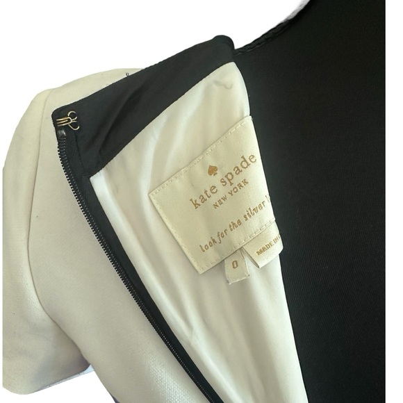 Kate Spade Blue and Black Color Block Dress - Picture 3 of 6